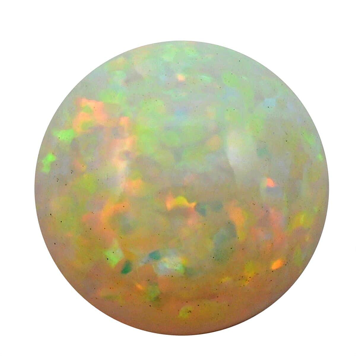 Certified and Appraised AAAA Ethiopian Welo Opal Loose Gemstone (Rnd Shape) 22.37 ct.