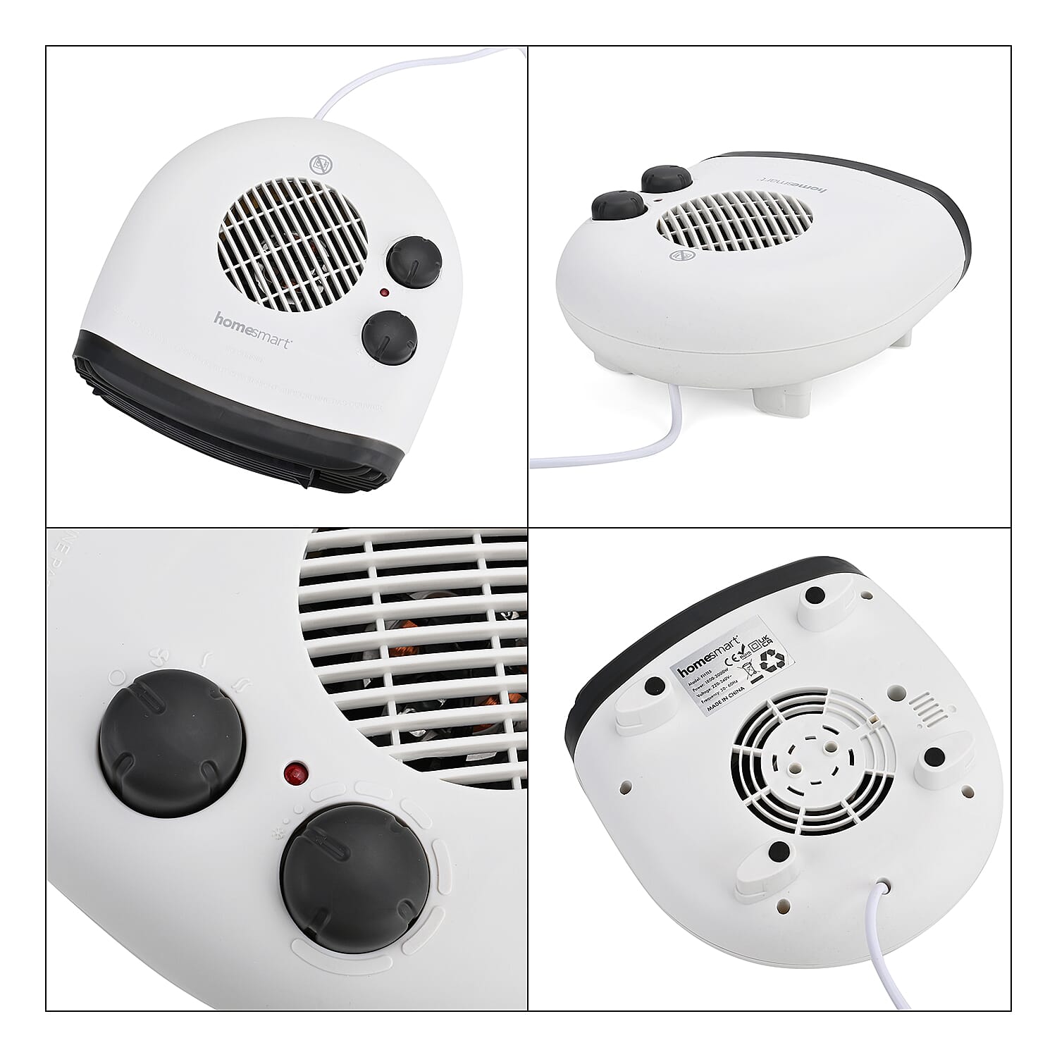 THE SEASON SPECIAL DEAL - Homesmart 2 in 1 Heater Fan with 2 Heat Settings (1000W - 2000W) - White