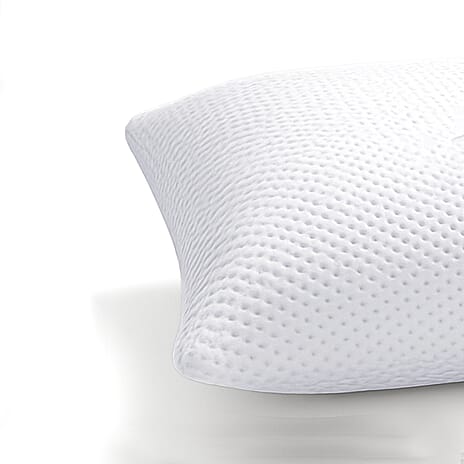 Adormo Silver Pillow (Size 60x40x12 cm) - White