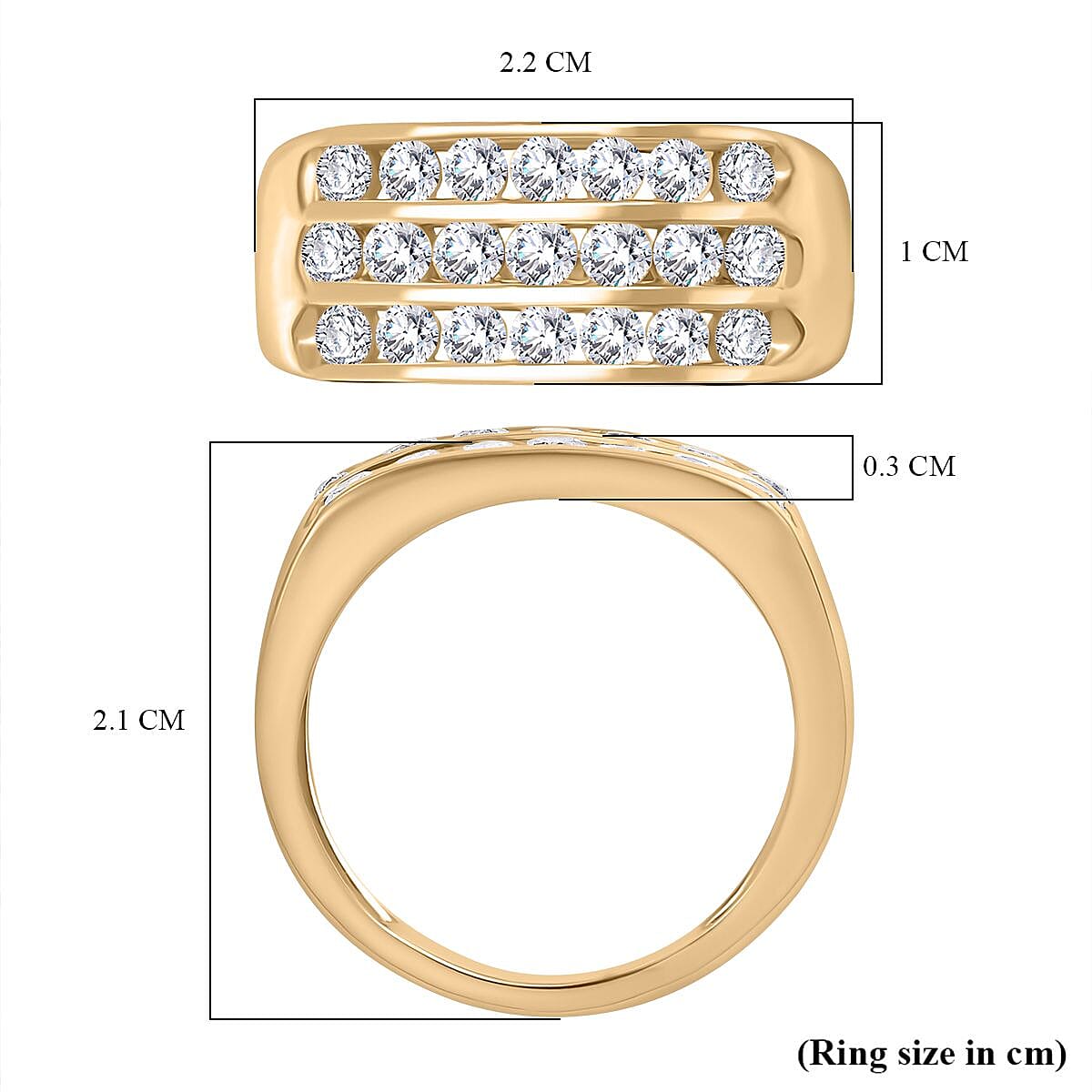 9K Yellow Gold SGL Certified GH Natural Diamond Ring 1.01 Ct. 9K Yellow Gold SGL Certified GH Natural Diamond Ring 1.01 Ct.