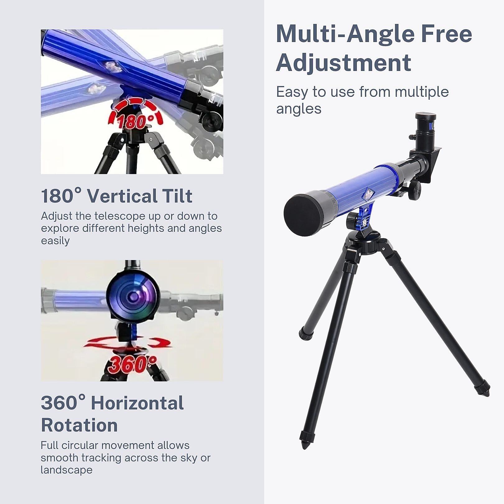 Astro-Observation Telescope With 3 Different Magnifications 20x 30x 40x Astro-Observation Telescope With 3 Different Magnifications 20x 30x 40x