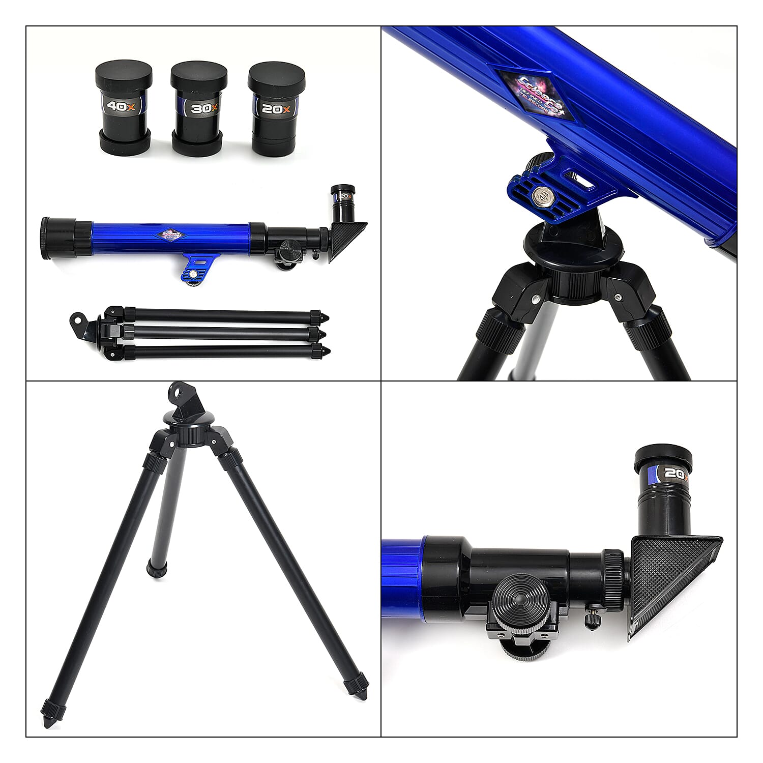 Astro-Observation Telescope With 3 Different Magnifications 20x 30x 40x Astro-Observation Telescope With 3 Different Magnifications 20x 30x 40x