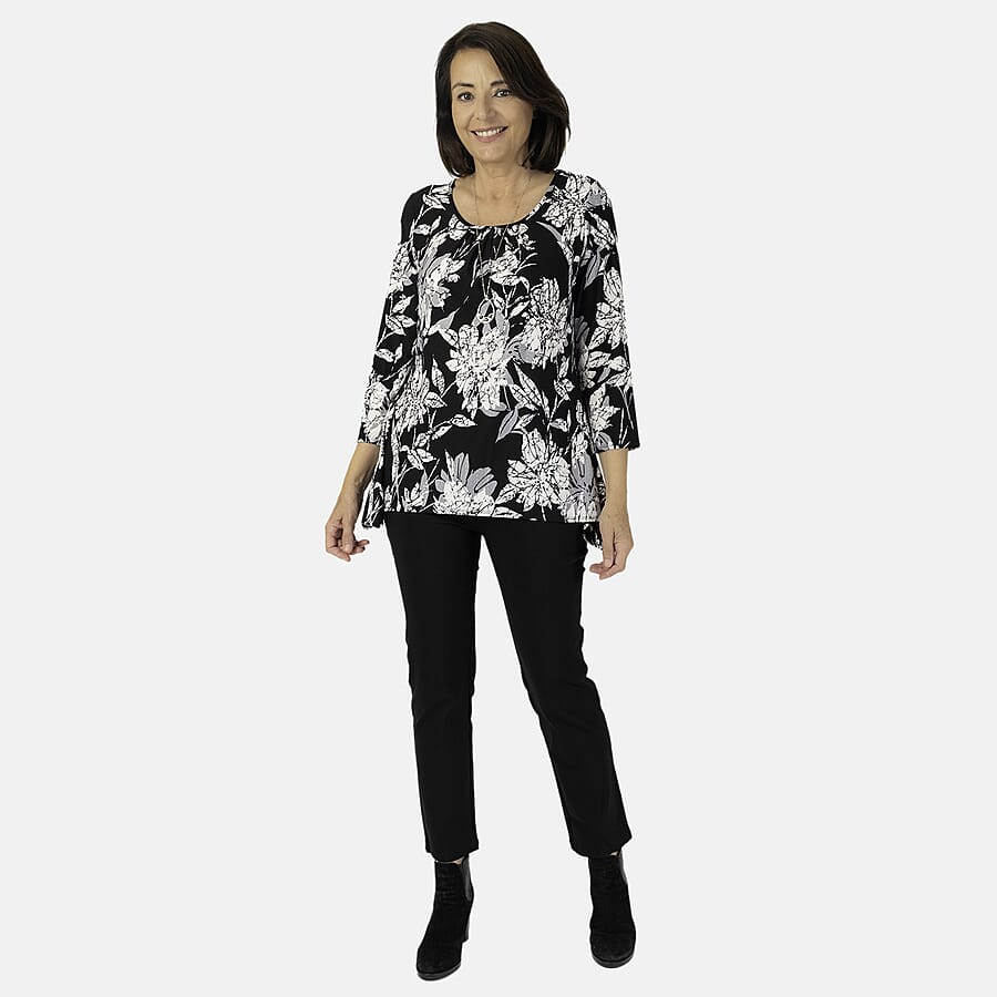 Printed Ladies Top with Necklace