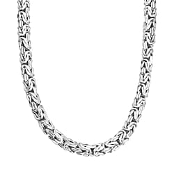 Yellow Gold Sterling Silver Chain (Size - 20)