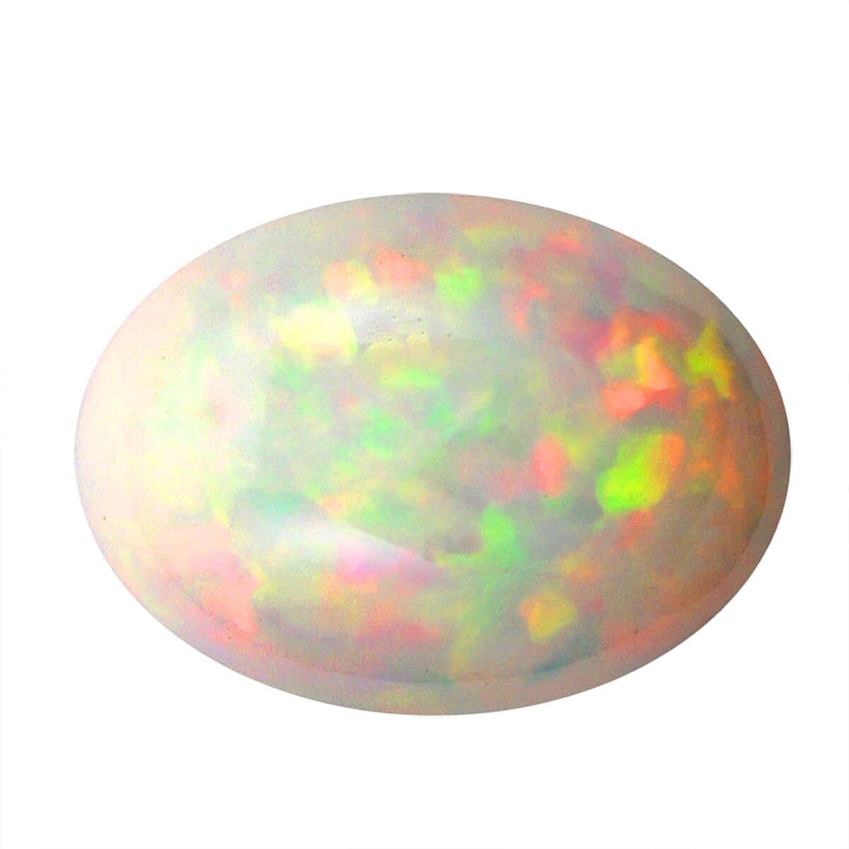 AGI Certified AAAA Ethiopian Welo Opal Oval Size Varies Opaque with Fire Play 22.59 Ct.