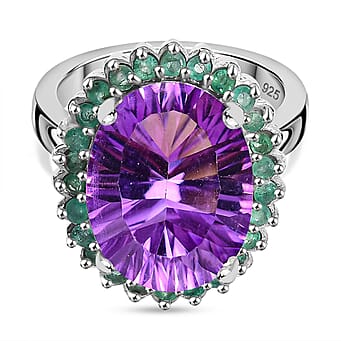 https://tjcuk.sirv.com/Products/78/9/7890941/African-Amethyst-Zambian-Emerald-Halo-Ring-in-Rhodium-Overlay-Sterling_7890941.jpg?w=342&h=342