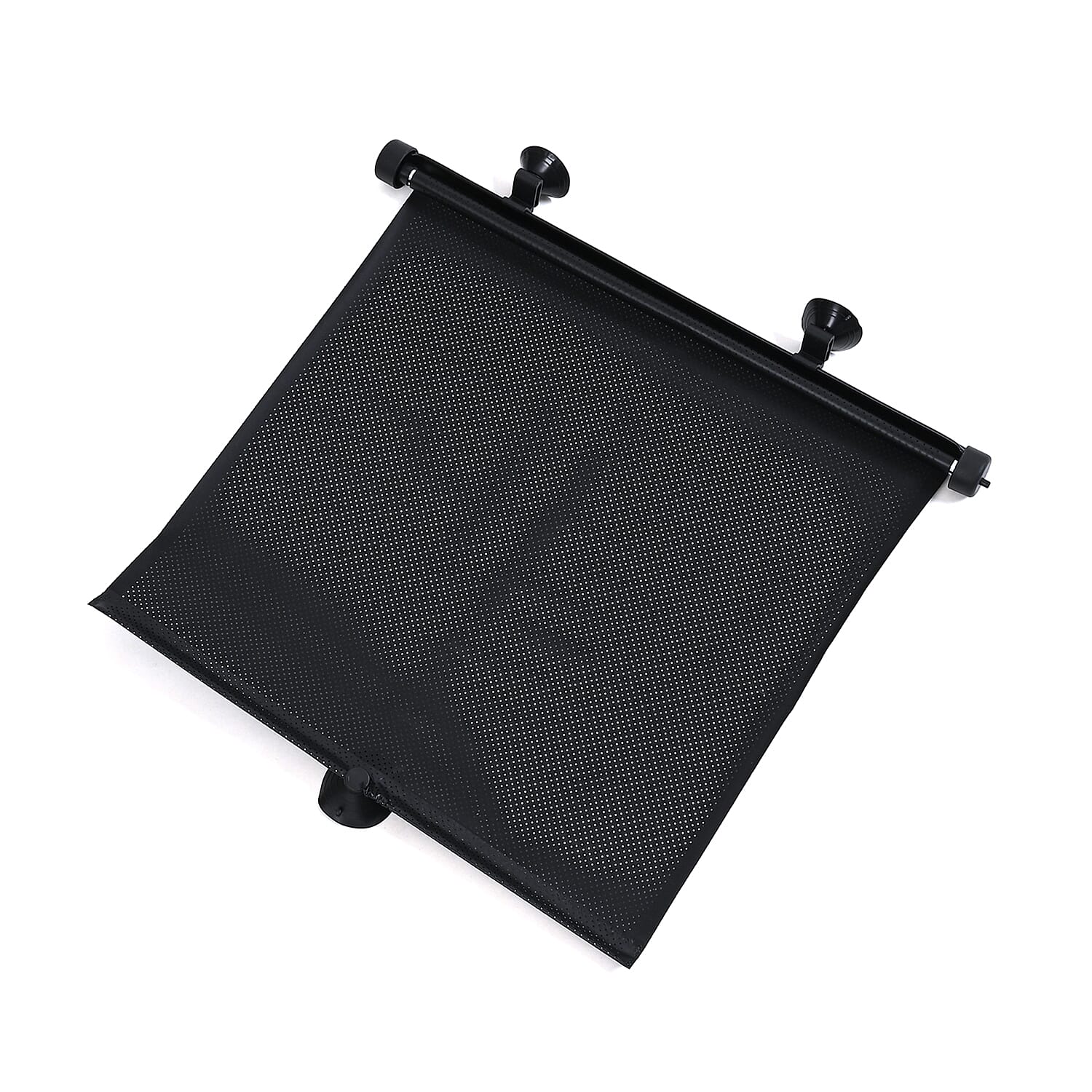Set of 2- Foldable Car Sun Shades for Windows - Black