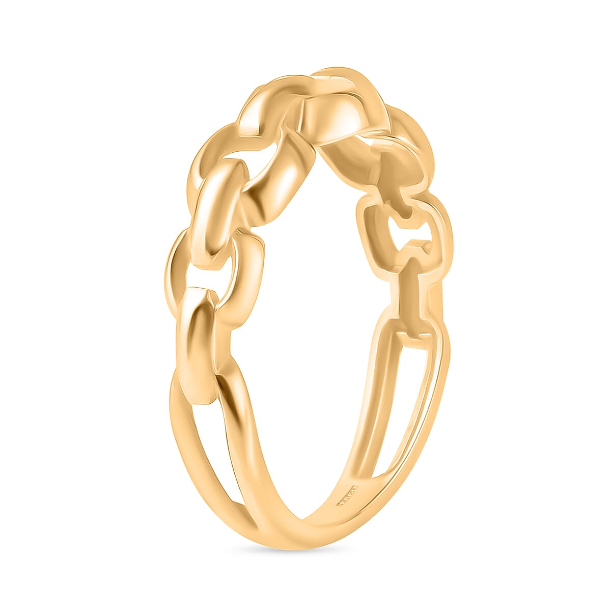 JCK Vegas Closeout Deal - 9K Yellow Gold Mariner Link Ring