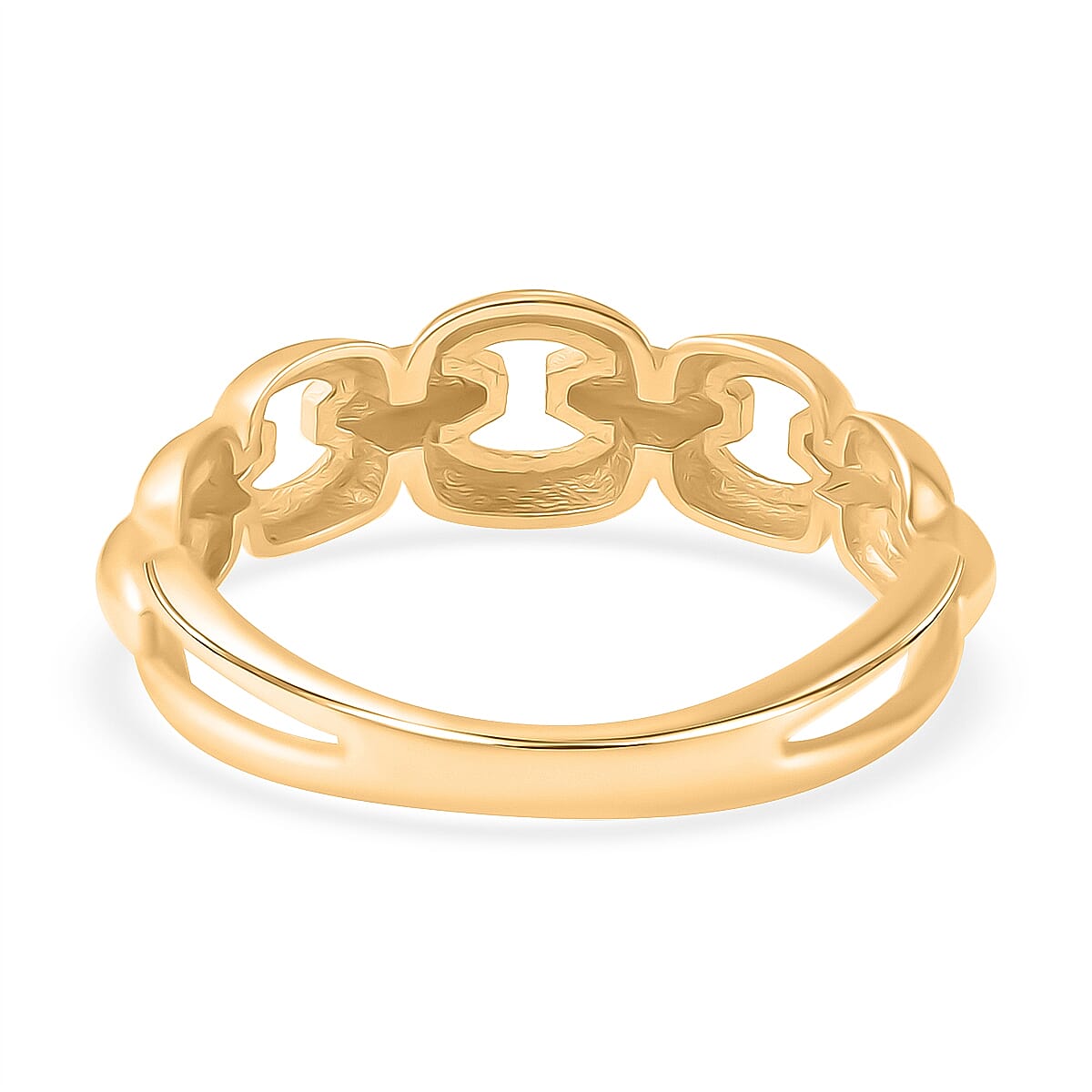 JCK Vegas Closeout Deal - 9K Yellow Gold Mariner Link Ring