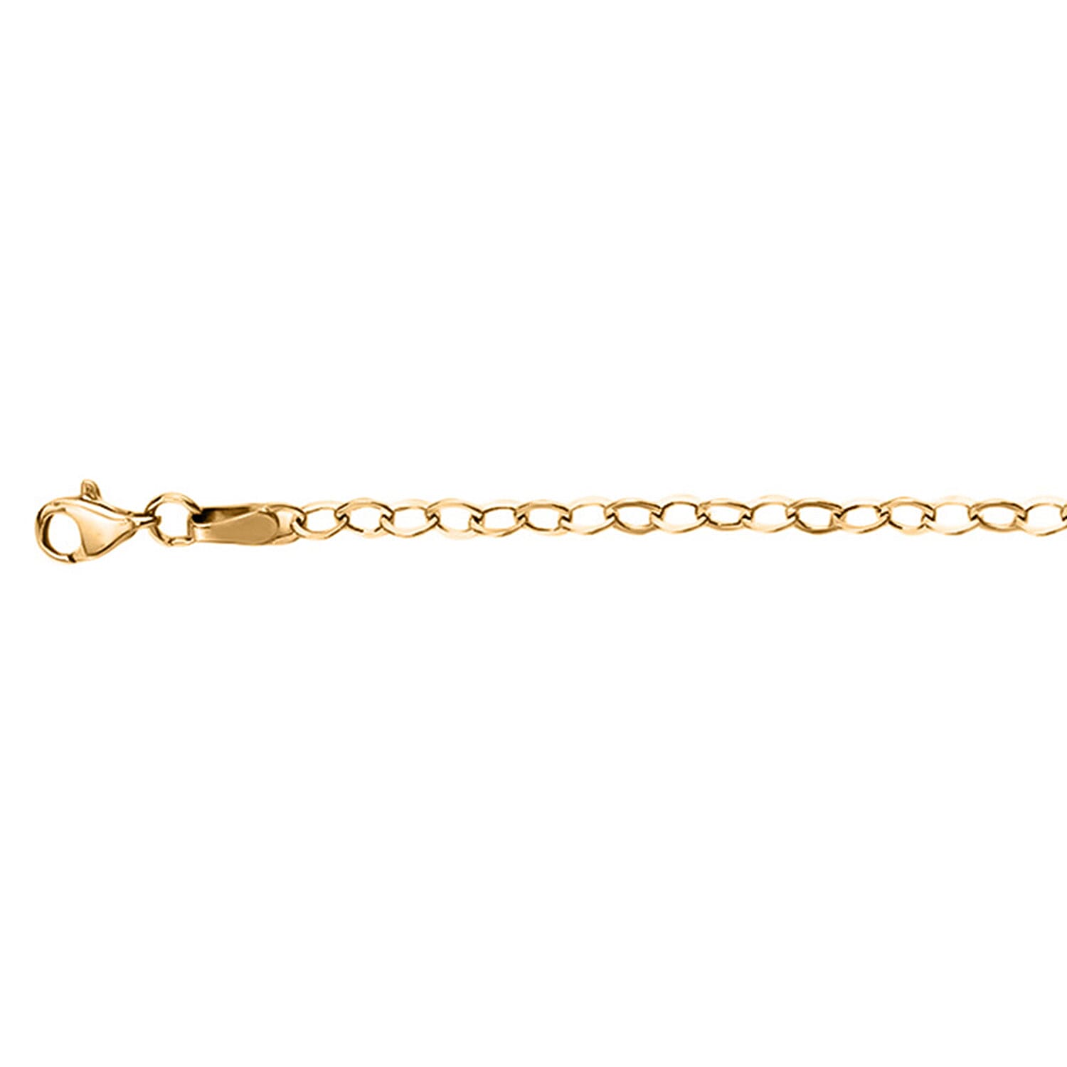 Vicenza Preview 2024 Deal- 9K Yellow Gold Necklace (Size - 18)