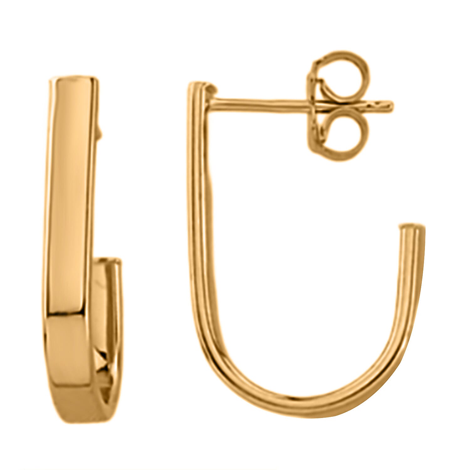 Biggest Gold offer - 9K Yellow Gold Earring With Push Back