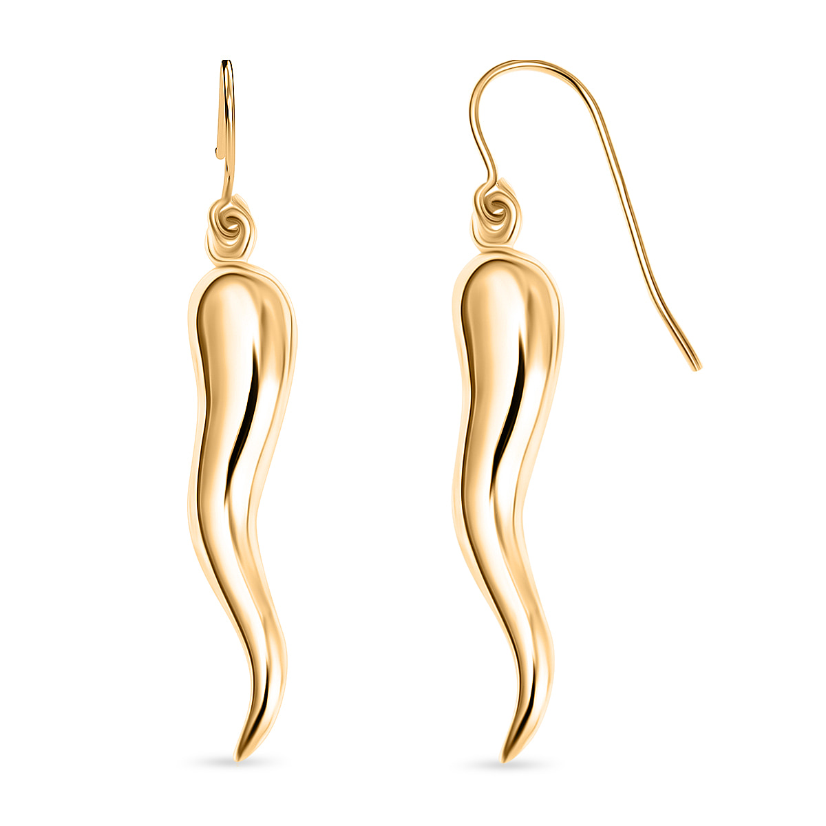 GP Chilli Pepper 9K Yellow Gold Earring