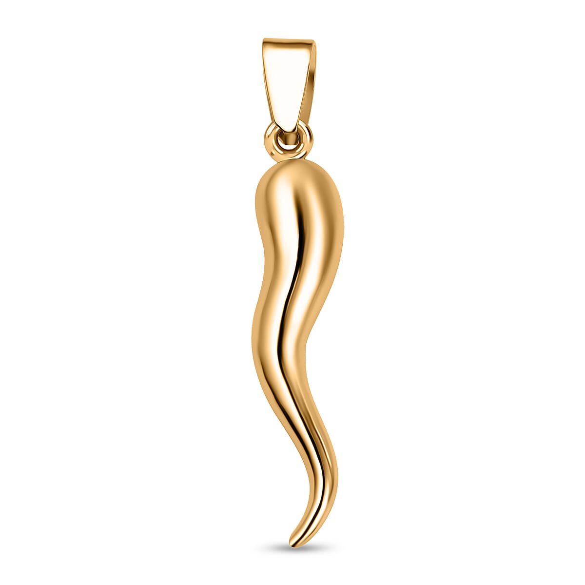 GP Collection 9K Yellow Gold Iconic Chili Pendant