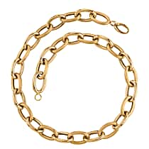 9K Yellow Gold Link Necklace (Size - 20), Gold Wt. 27.26 Gms