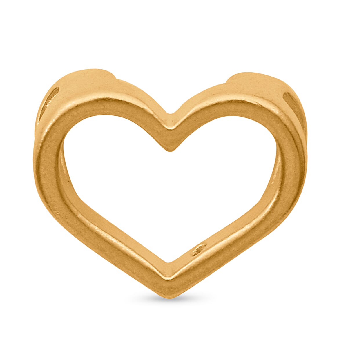 24k Yellow Gold (99.9% Pure) Broad Open Heart Pendant- Limited Stock