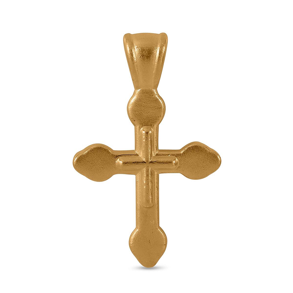 One Time Deal - 24K Yellow Gold (99% Purity) Cross Pendant