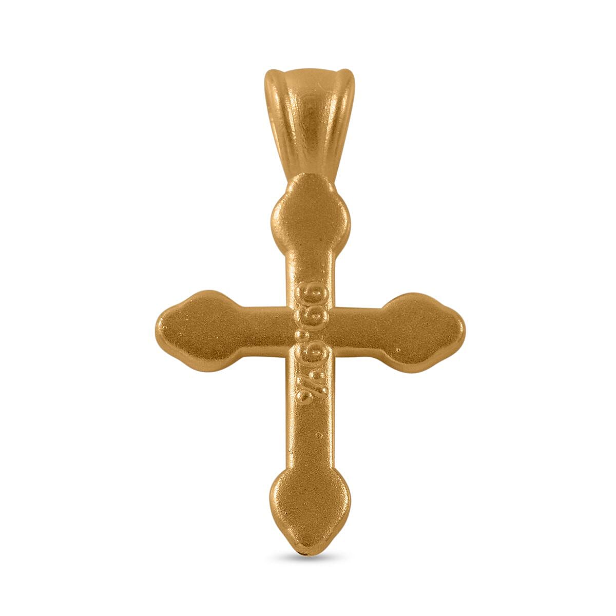 One Time Deal - 24K Yellow Gold (99% Purity) Cross Pendant