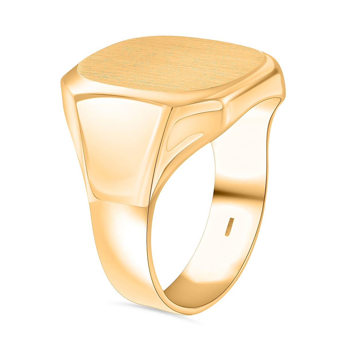JCK Vegas Closeout - 9k Yellow Gold Chunky Square Signet Ring
