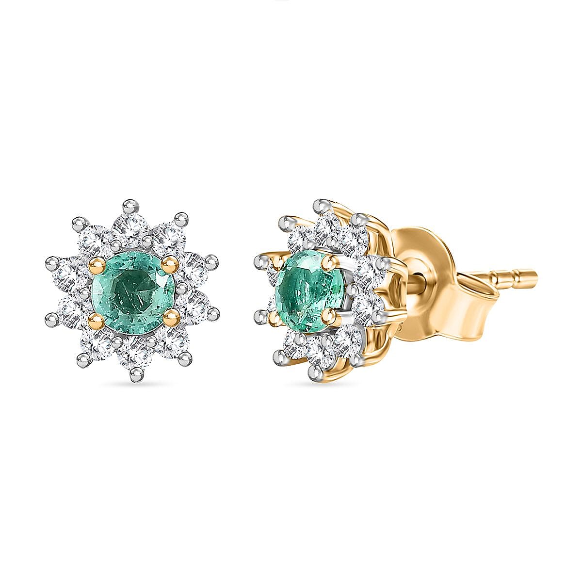 Tjc emerald earrings hotsell