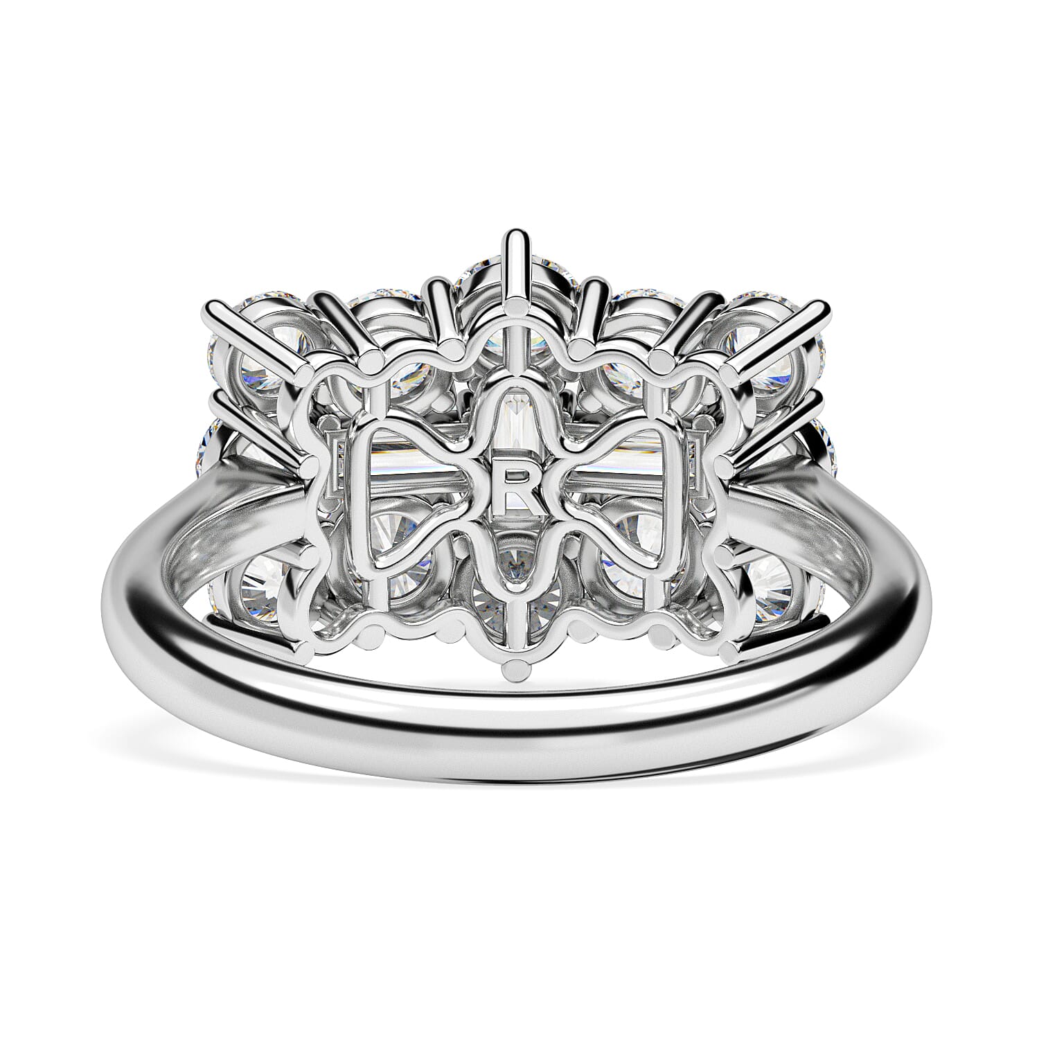 RHAPSODY - 950 Platinum IGI Certified (VS-E-F) Natural White Diamond Boat Ring 2.00 Ct. RHAPSODY - 950 Platinum IGI Certified (VS-E-F) Natural White Diamond Boat Ring 2.00 Ct.