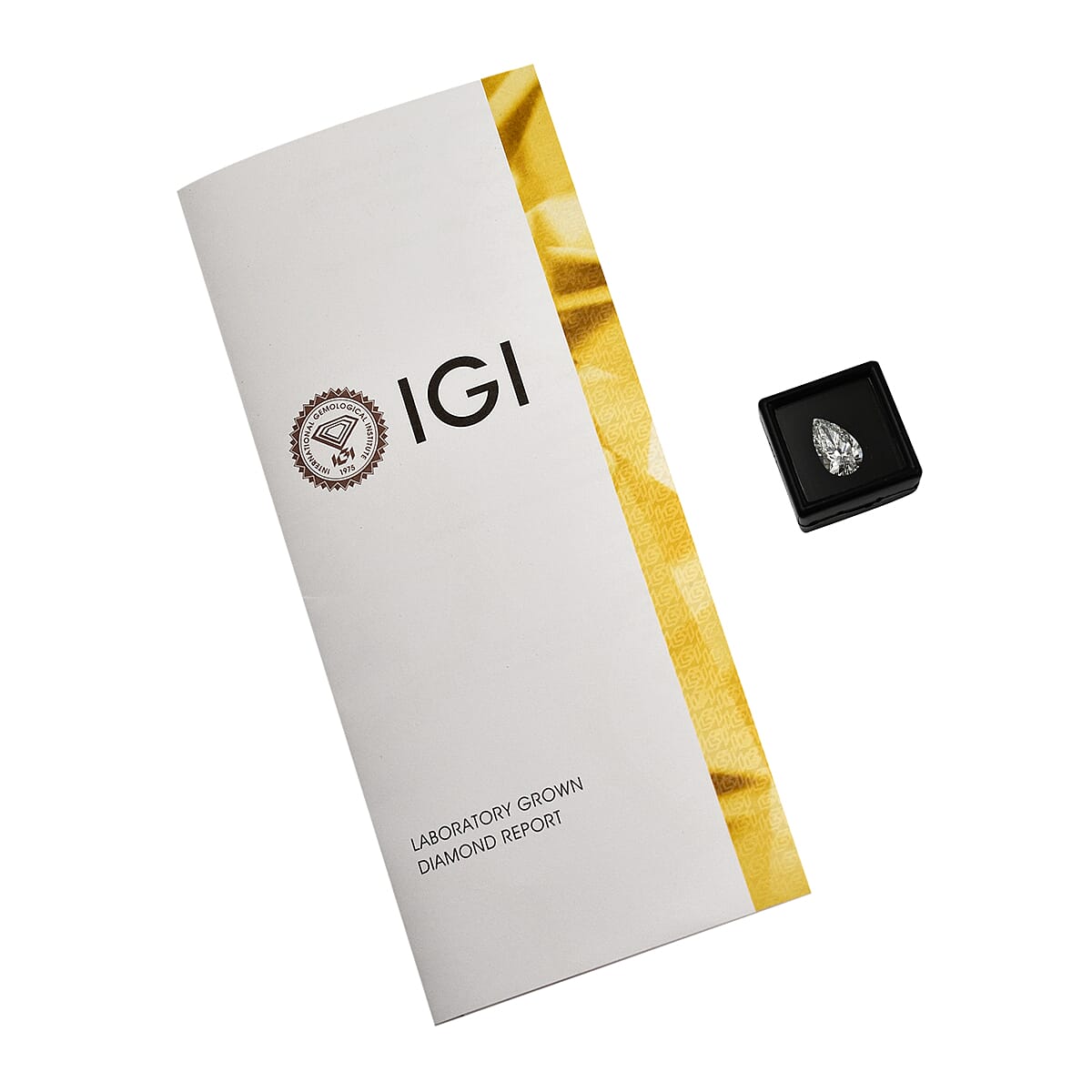 Luxuriant Diamond - 5 Cts Lab Grown Diamond Pear IGI certified VS-G (Size Dimension 15.64x 9.70x5.8mm) .
