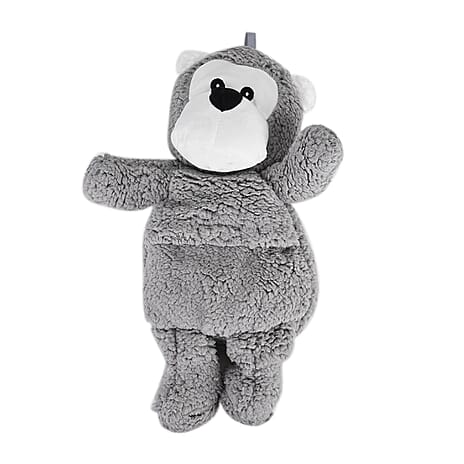 Microwavable Fleece Animal Heat Bag - Monkey