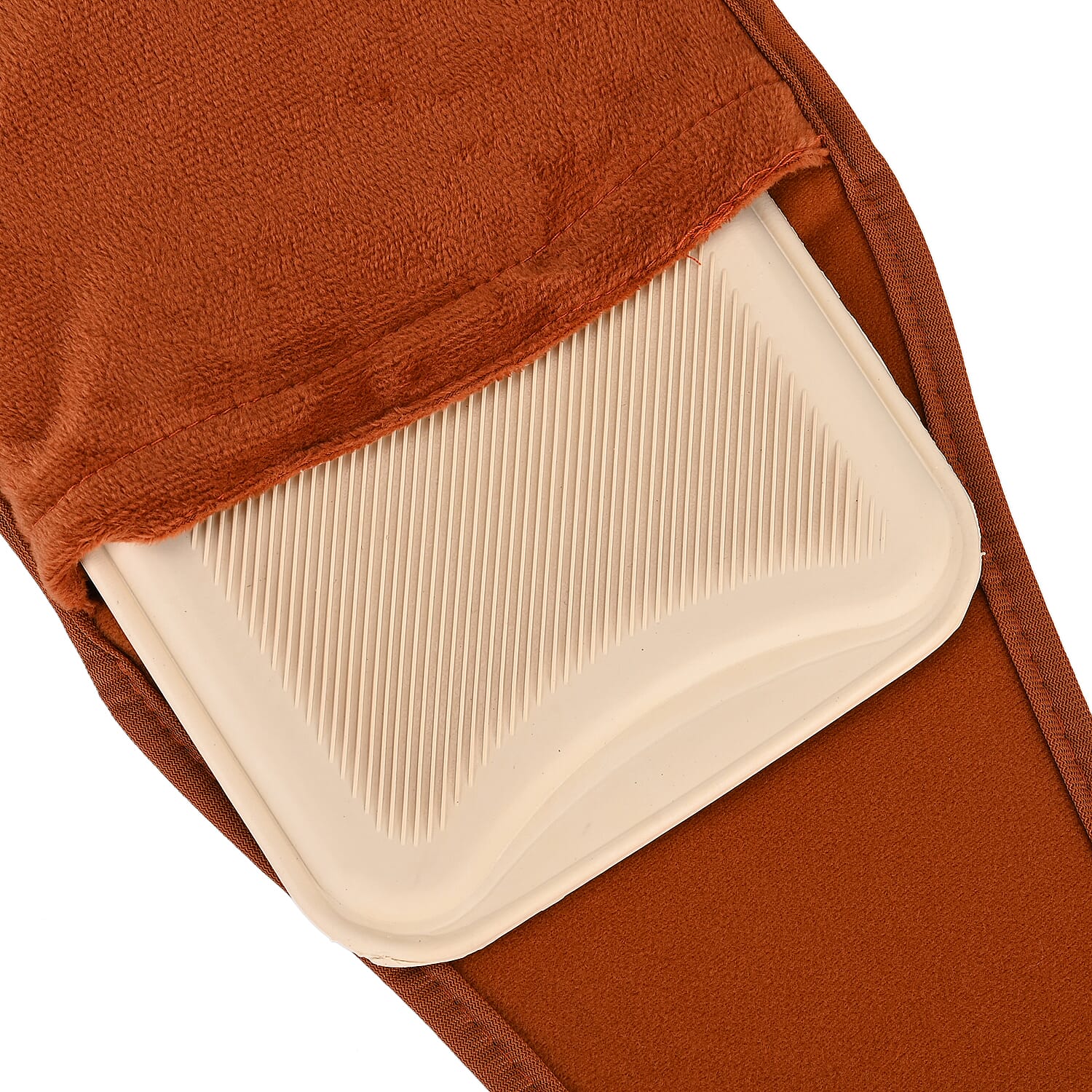 1000ml Fleece Hot Water Belt - Brown
