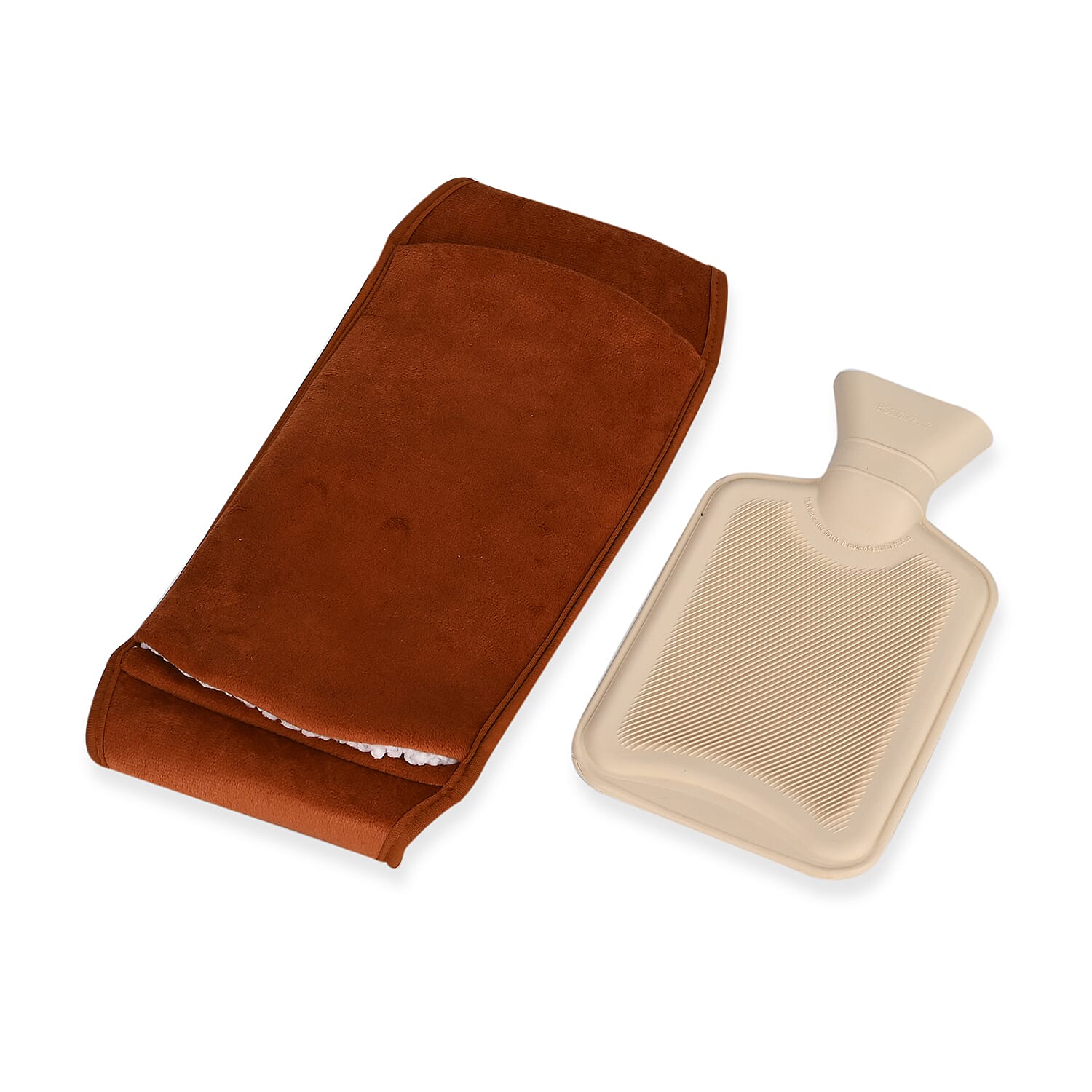 1000ml Fleece Hot Water Belt - Brown