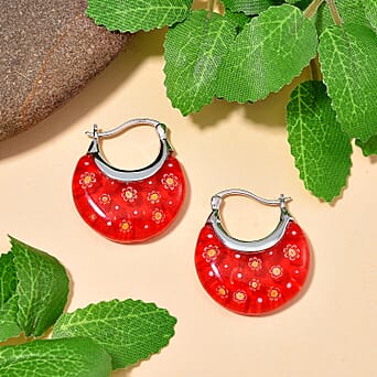https://tjcuk.sirv.com/Products/78/9/7893970/Red-Color-Murano-Glass-Earring-in-rhodium-Sterling-Silver-0-01-ct-0-01_7893970_1.jpg?w=342&h=342