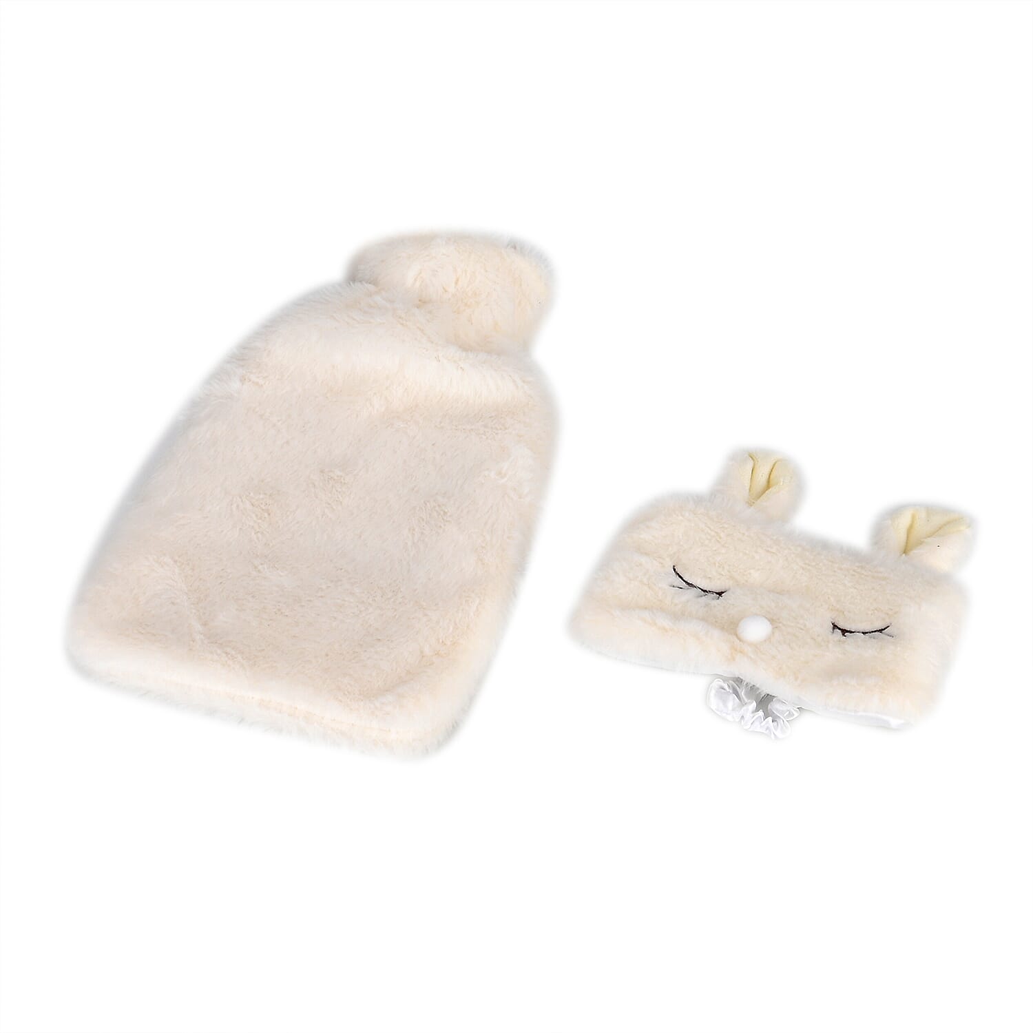 Hot Water Bottle with Eye Mask - 1000ml