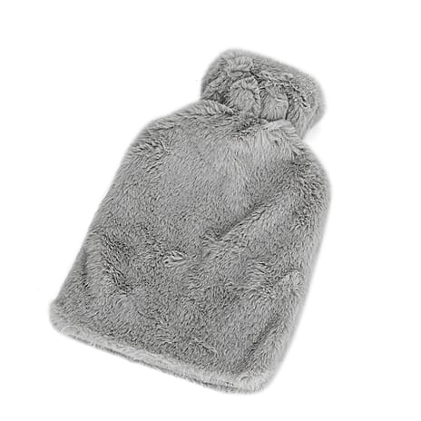 Set of 2 - Hot Water Bottle with Eye mask 1000ml - Grey