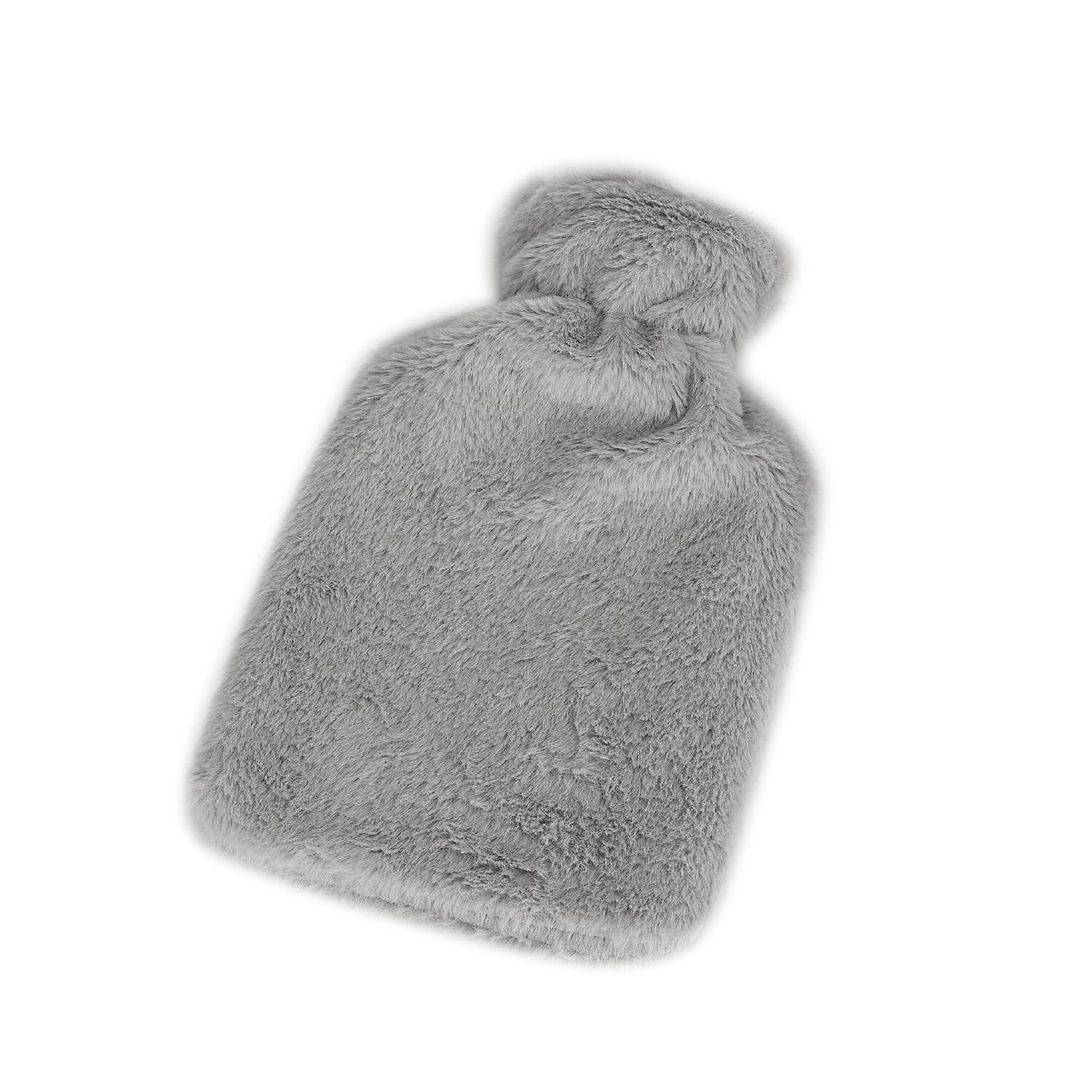 1000ML Hot Water Bottle with Socks - Grey