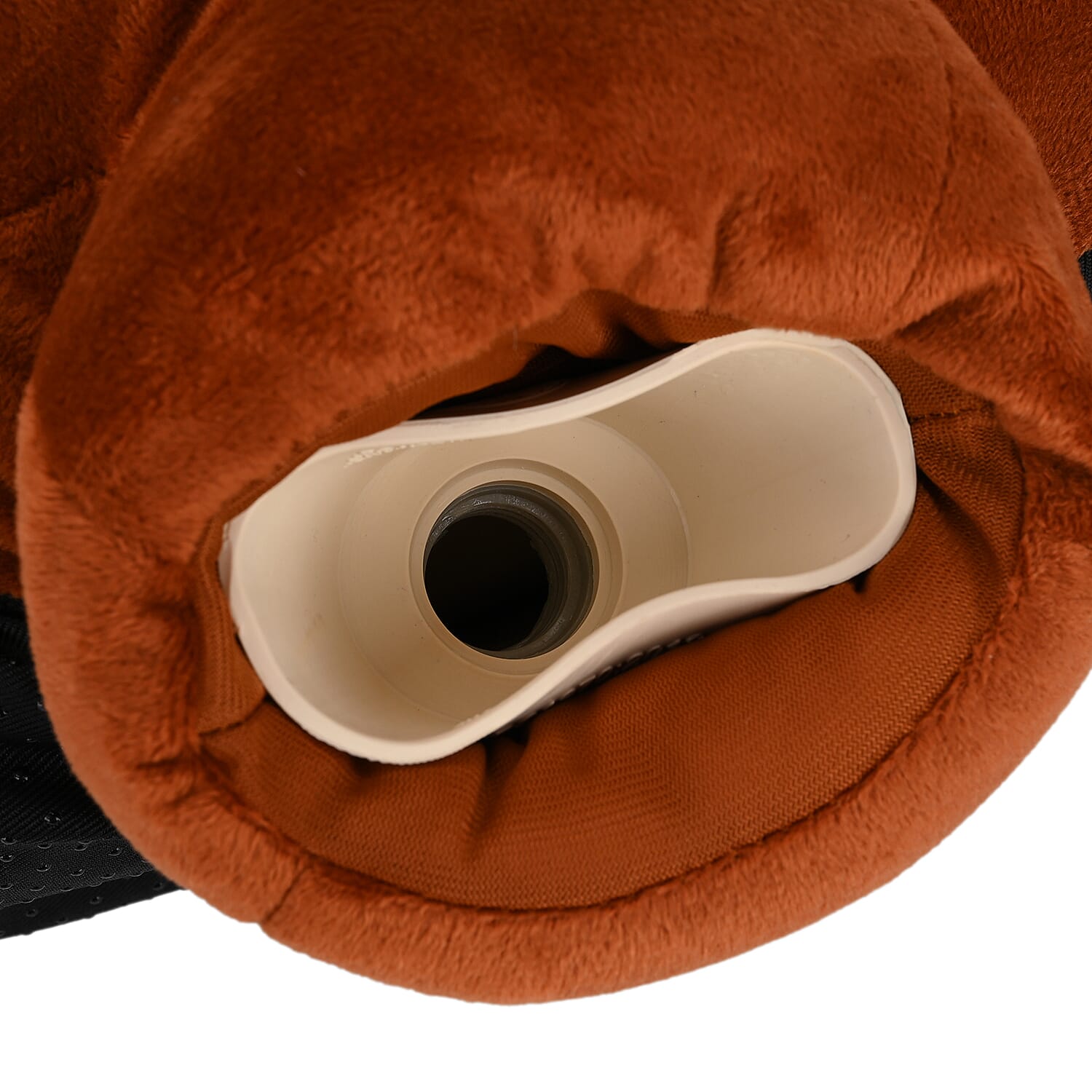 Huge Fluffy Warm Fleece Lined Multi Purpose Hot Water Bottle for your Hands, Feet- 2000ml Brown