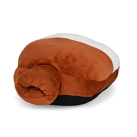 2000ml Fleece Hot Water Bag - Brown