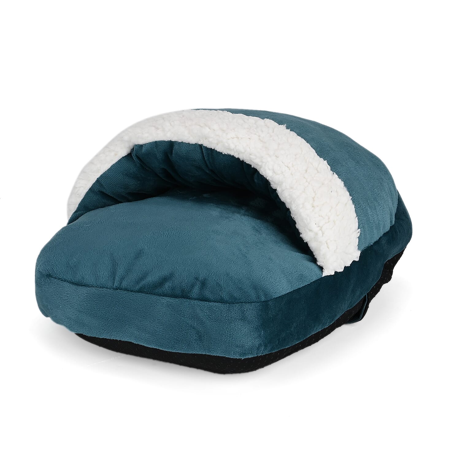 Huge Fluffy Warm Fleece Lined Multi Purpose Hot Water Bottle for your Hands, Feet- 2000ml - Green