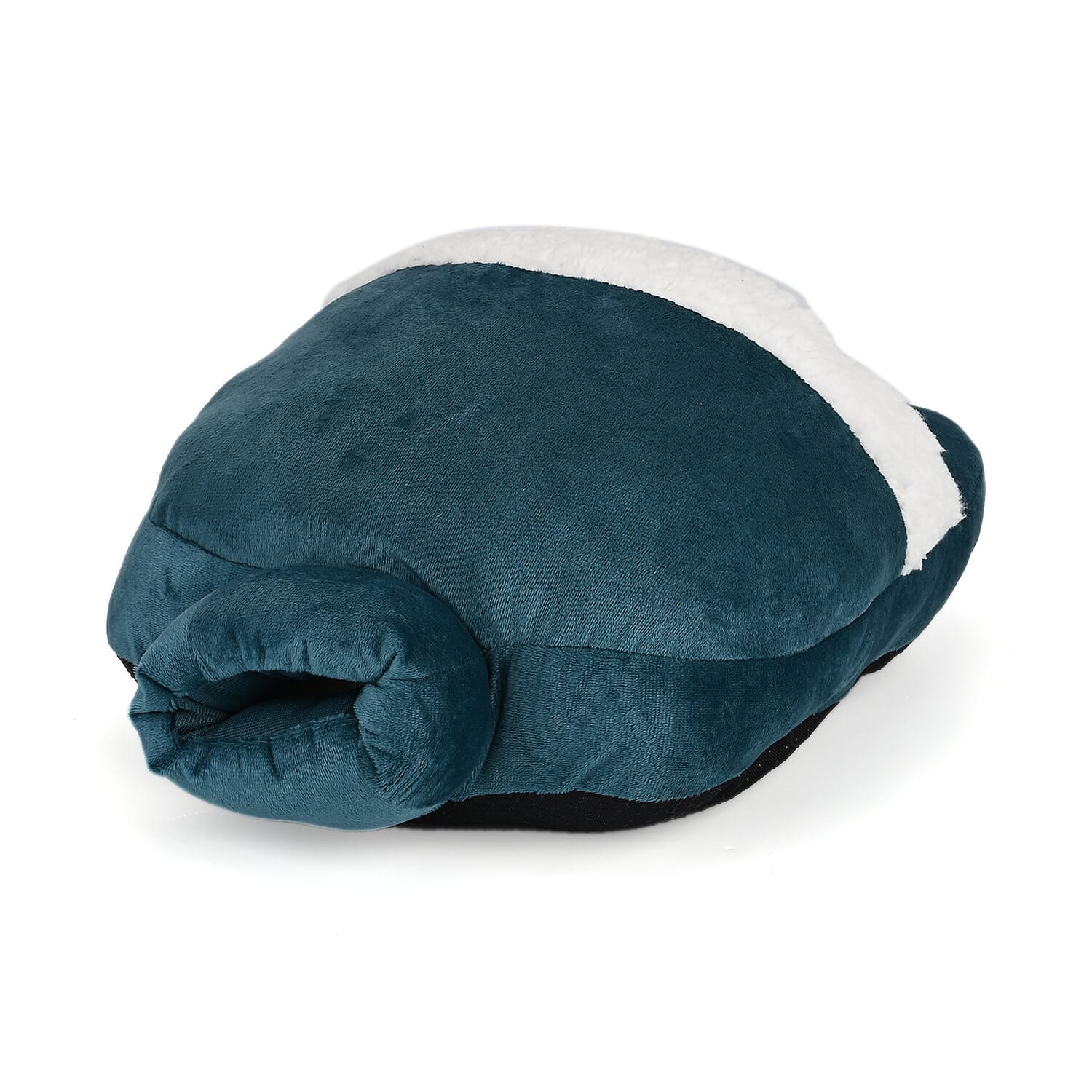 Huge Fluffy Warm Fleece Lined Multi Purpose Hot Water Bottle for your Hands, Feet- 2000ml - Green