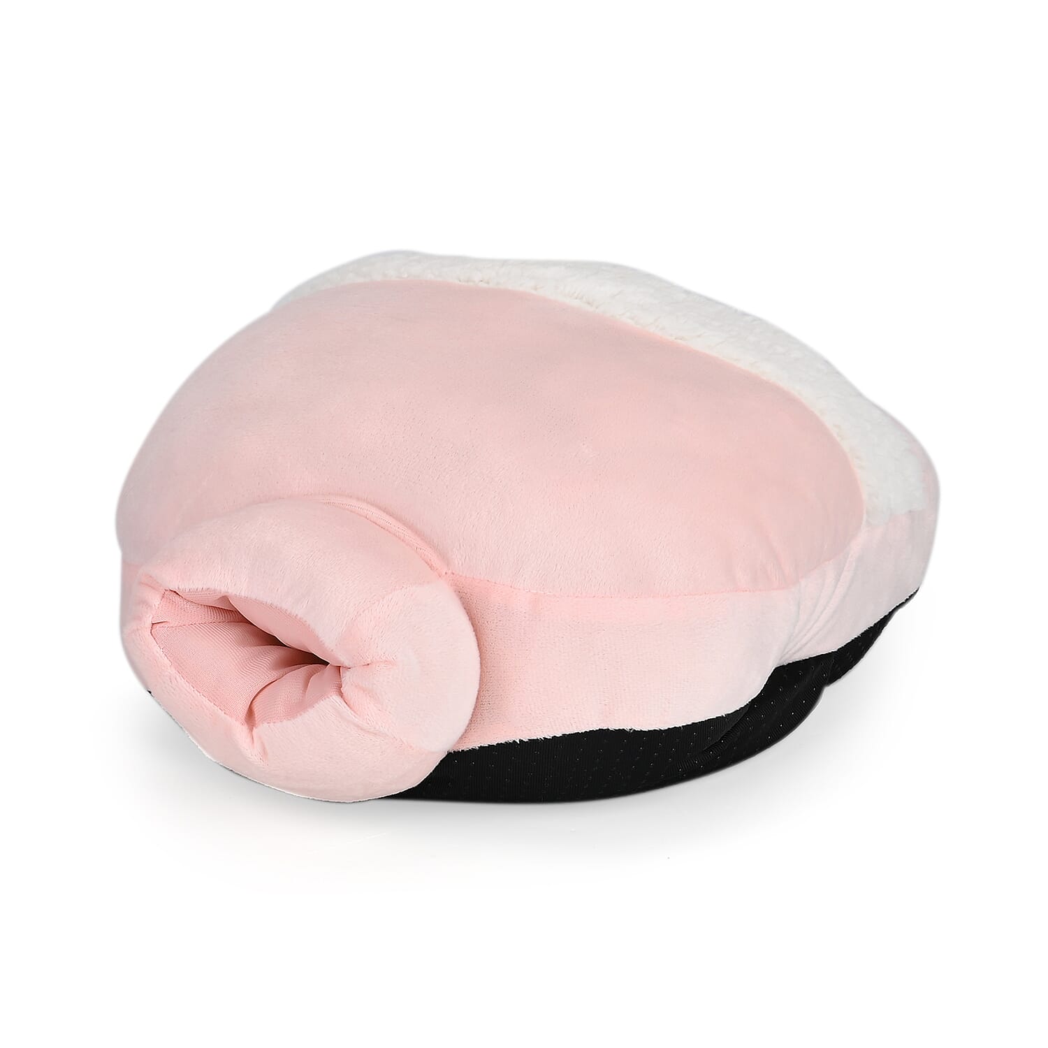 New Arrivals-  Huge Fluffy Warm Fleece Lined Multi Purpose Hot Water Bottle for your Hands, Feet- 2000ml - Pink