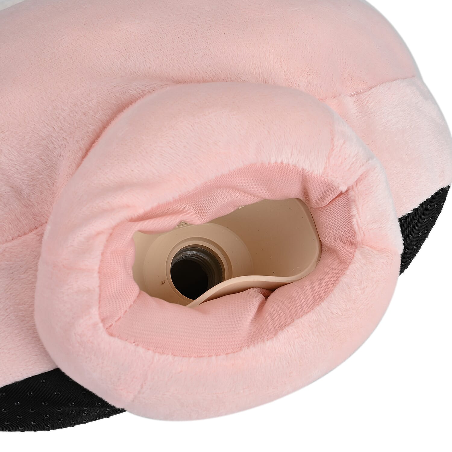 New Arrivals-  Huge Fluffy Warm Fleece Lined Multi Purpose Hot Water Bottle for your Hands, Feet- 2000ml - Pink