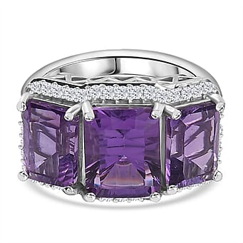https://tjcuk.sirv.com/Products/78/9/7894503/African-Amethyst-White-Zircon-Main-Stone-With-Side-Stone-Ring-in-rhodi_7894503.jpg?w=342&h=342