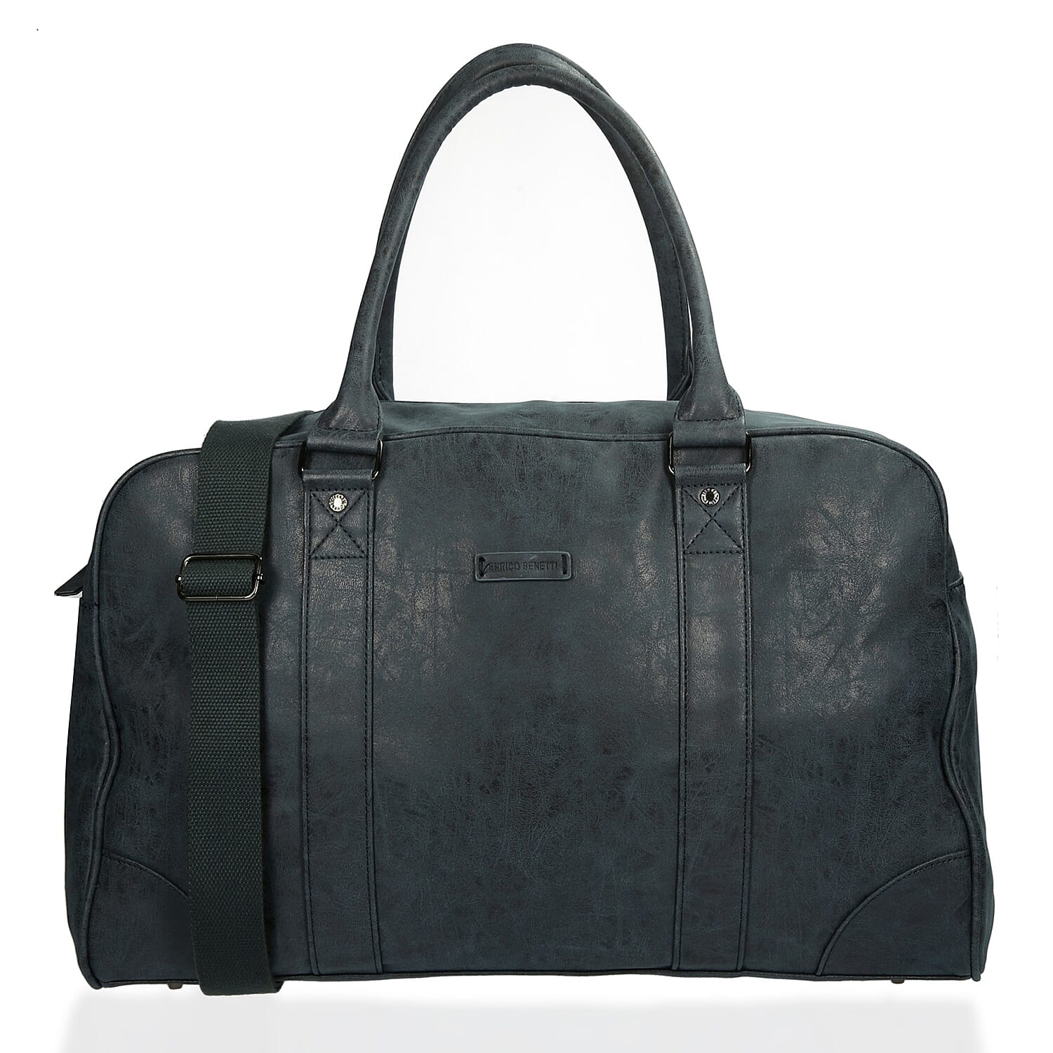 Enrico Benetti Leatherette Travel Bag (Size 49x30x24 cm) - Navy