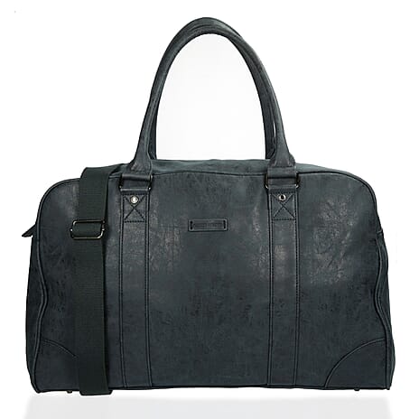 Enrico Benetti Leatherette Travel Bag (Size 49x30x24 cm) - Navy