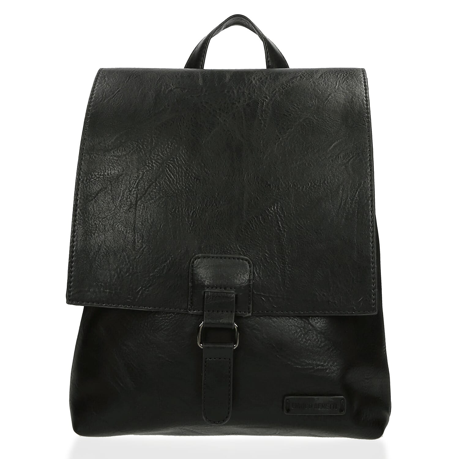 Enrico Benetti PU Backpack (Size 26x9x30 cm) - Black