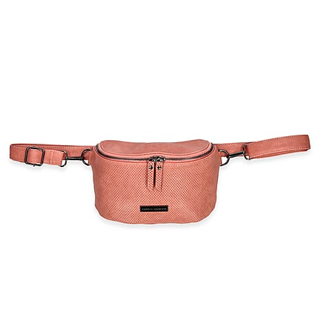 Enrico Benetti Leatherette Waistbag - Misty Pink