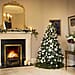 6.5ft Northern Lights Christmas Tree - Includes 120 Gold & Copper Decorations & 120 Clear Lights 1014 Tips - Diameter 122cm