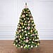 6.5ft Northern Lights Christmas Tree - Includes 120 Gold & Copper Decorations & 120 Clear Lights 1014 Tips - Diameter 122cm
