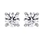 Luxuriant Diamond -SGL Certified 9K White Gold 1ct Lab Grown Diamond (VS-GH) Earrings (Push Back)