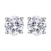 LUXURIANT 1 Ct. Lab Grown Diamond Solitaire Stud Earrings SGL Certified