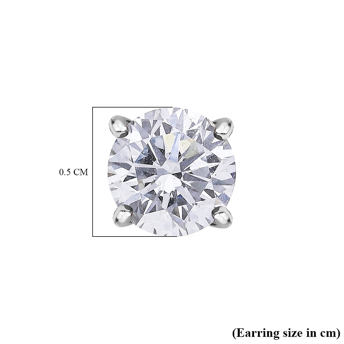 Luxuriant Diamond -SGL Certified 9K White Gold 1ct Lab Grown Diamond (VS-GH) Earrings (Push Back)