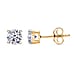 LUXURIANT 1 Ct. Lab Grown Diamond Solitaire Stud Earrings SGL Certified