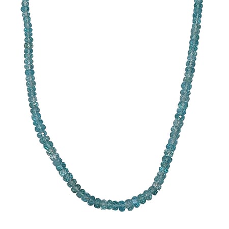 Betroka Blue Apatite Necklace (Size - 18)  Sterling Silver 10.50 ct.